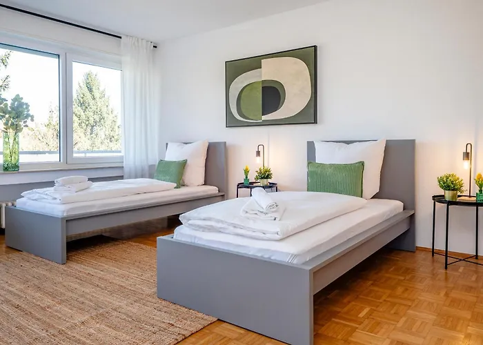 Apartmán Kurzzeitglueck Mh04 I 24h Self Check - In I Wlan *