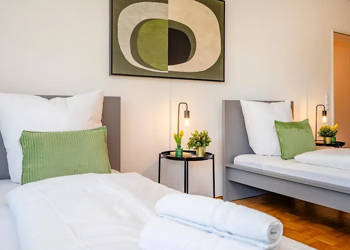 Apartmán Kurzzeitglueck Mh04 I 24h Self Check - In I Wlan *